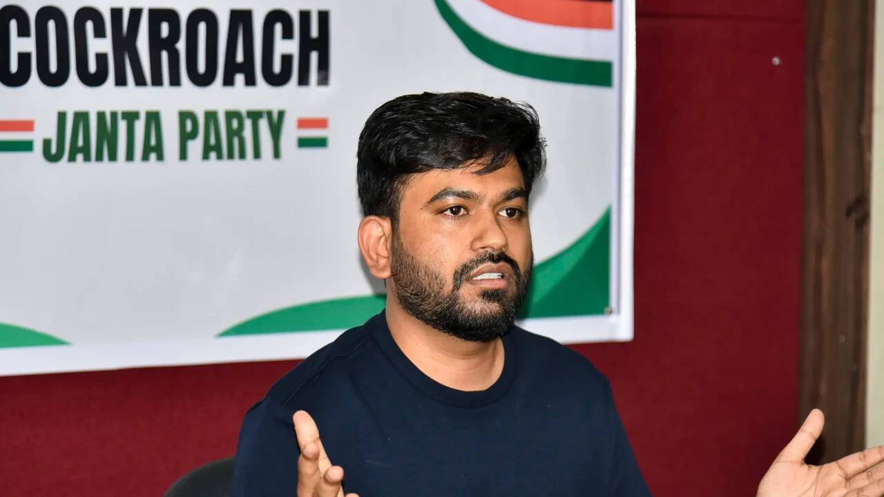 Photo: The Times of India Cockroach Janta Party Backs INDIA Bloc November 1 Rally and Demands CEC Resignation
