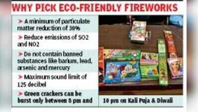 No QR code this time, choose green crackers from 1,700 approved makers