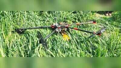 Pak drone carrying pistol, heroin crashes near Attari border checkpoint