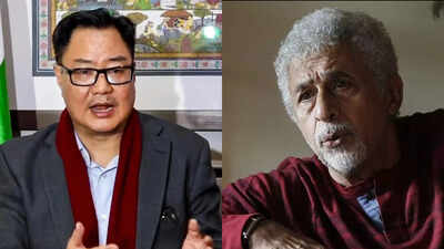 ‘Never knew he was dangerous’: Rijiju on Naseeruddin Shah after he calls himself ‘dimagi naxal’