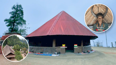 This remote Nagaland village sits on the India-Myanmar border, has a house that stretches across two countries