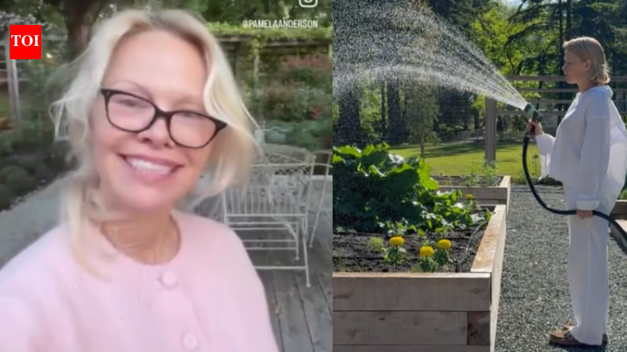 Gardening Tips For Beginners: Pamela Anderson's garden at her childhood ...