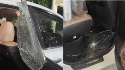 Ex-Congress worker shot at, dragged out of car, attacked with sharp ...