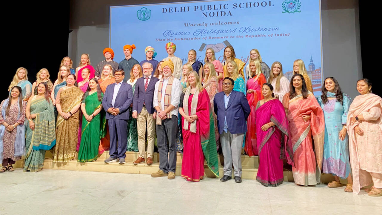 DPS Noida and a Danish school run their 11th student exchange