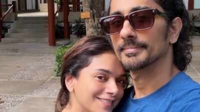 ‘My crucial half was born today’: Siddharth’s sweet birthday note for wife Aditi Rao Hydari