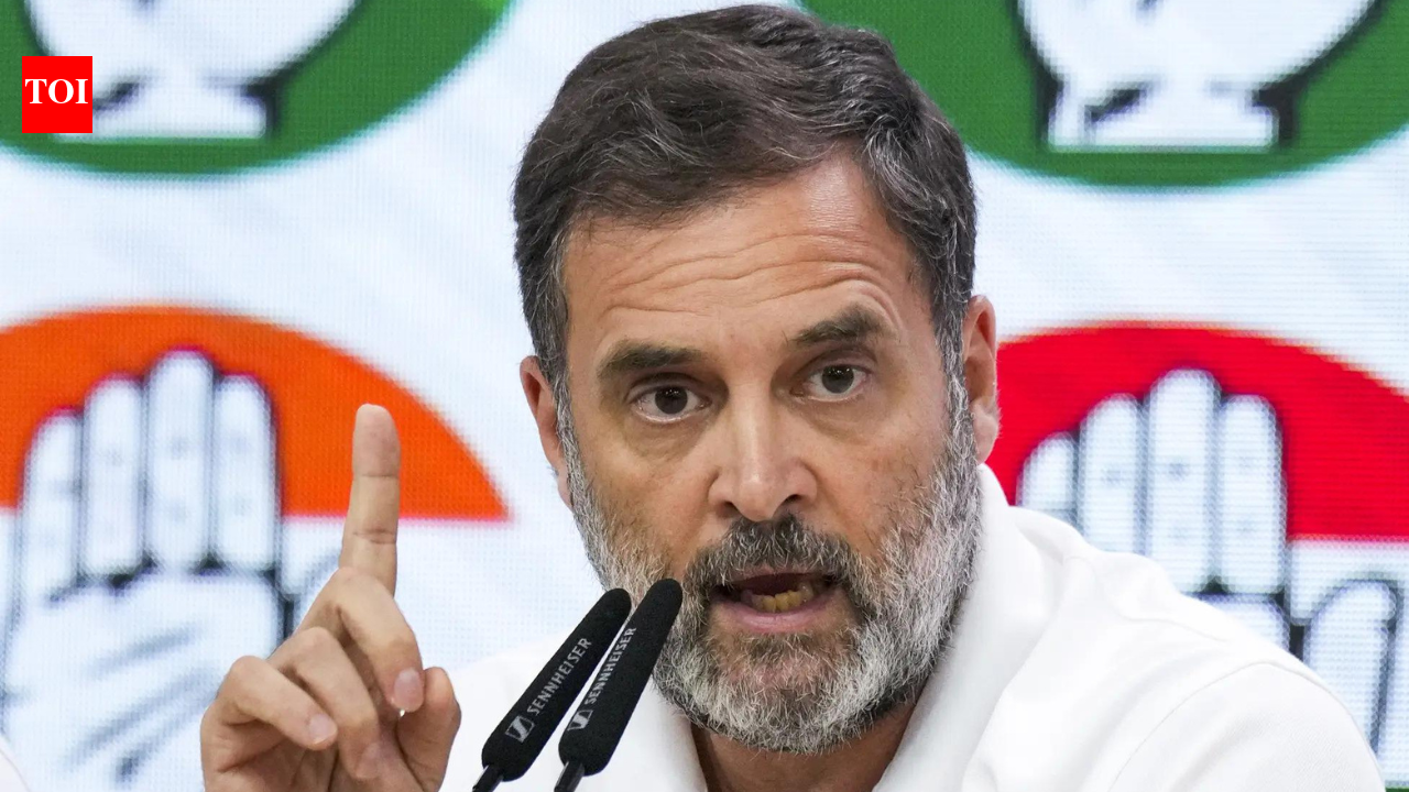 Cong calls Rahul's 'Sitarama' misspelling in Tata post 'typo marketing', mocks BJP