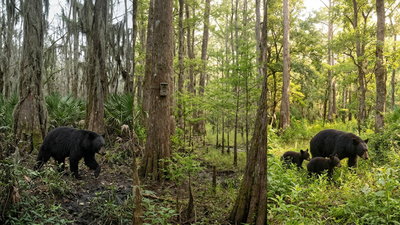 In 1992, the Louisiana black bear faced endangered status with just 150 animals in its habitat, but decades of conservation helped the species recover and gain removal from the federal list in 2016