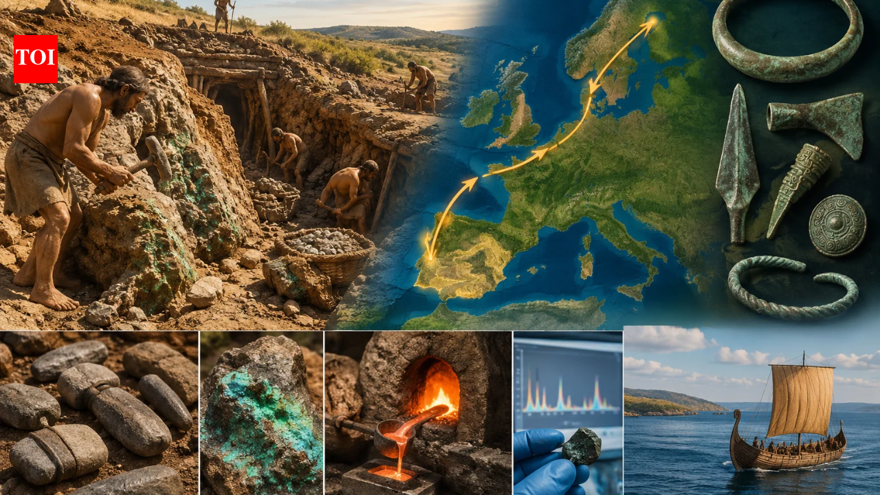 1300 BC: Spain's copper mine linked to 11 Scandinavian bronze objects, hinting at ancient networks