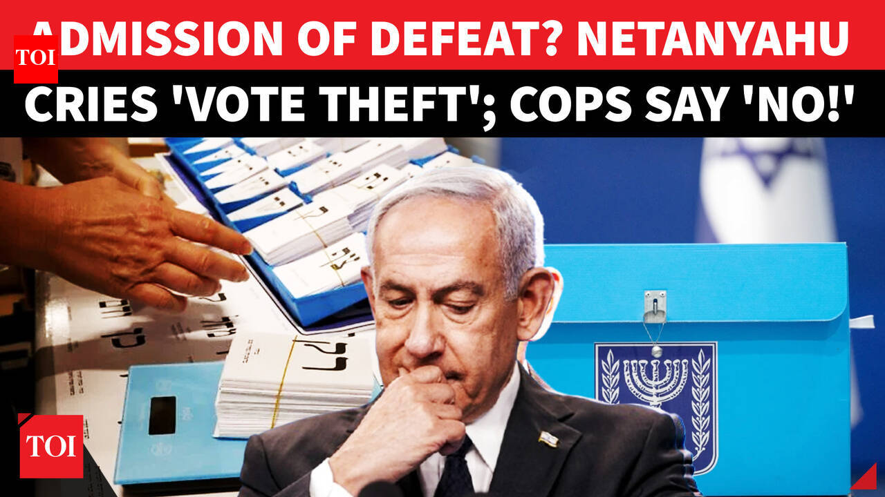 Blow To Netanyahu: Israeli Police Reject Bibi's 'VOTE THEFT' Claim By ...