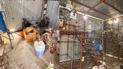 Rs 300 crore mephedrone lab busted in UP’s Jalaun; DRI, ATS seize 1,102kg of drugs and chemicals
