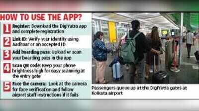 QR scan snags slow DigiYatra entry, leave flyers waiting at Airport gates