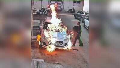 Irritated by car’s anti-theft alarm, man sets it ablaze in Morbi