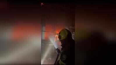Fire at Chinchwad housing society forces residents to the terrace to escape smoke; damages 14 vehicles, 1 sustains minor burns