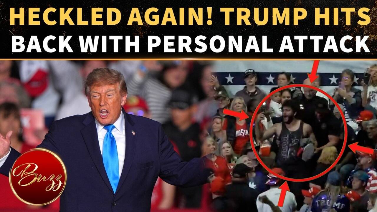 Trump Florida Rally Interrupted by Protesters and Hecklers
