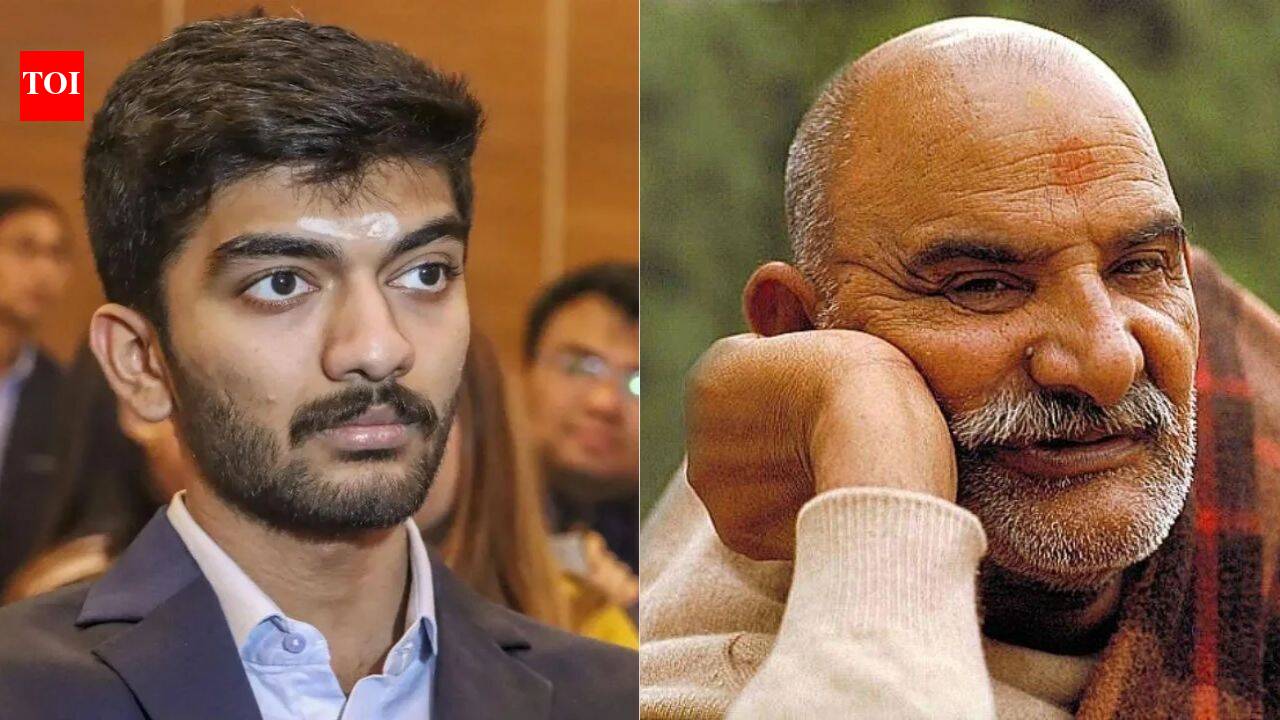 Watch: Gukesh seeks Neem Karoli Baba’s blessings ahead of World Chess Championship