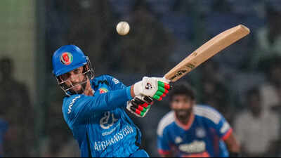 Azmatullah Omarzai scripts history after walking in at 5/4, smashes T20I world record