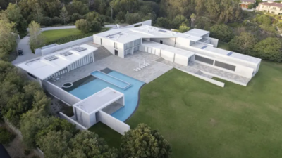 A $295 million Malibu mansion by Pritzker Prize-winning architect Tadao Ando was quietly on the market when Kanye West came unannounced and stayed for four days, a new book claims; his own Ando-designed Malibu home now faces an uncertain future