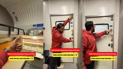 ‘Bhai ye kya design kar diya hai’: Indian traveller says Delhi–Varanasi Vande Bharat Sleeper First AC's inside look ‘will blow your mind’; route, timings and launch date revealed
