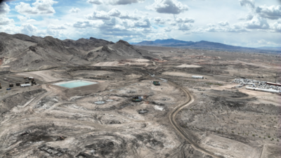 A Nevada manganese mine that left arsenic and lead in the ground is undergoing an estimated $257 million cleanup; a 3.5-acre park has now opened on the former site, with more than 3,000 homes planned nearby