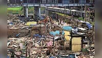 All rehabilitation homes given to project-affected persons, Western Railway clears 94 more structures at Garib Nagar in Bandra