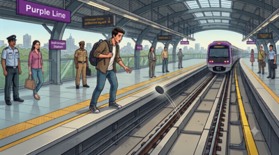 A token on tracks disrupts Bengaluru Metro services for 18 minutes