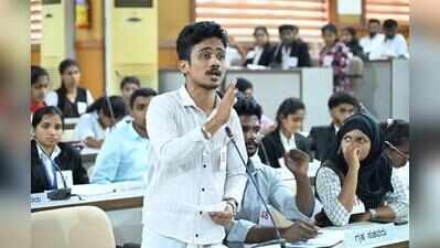 224 students stage mock assembly in Mangaluru, debate forests, drugs and schools