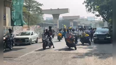 Bikers Flout Traffic Rules During Thevar Jayanthi, argue with cops