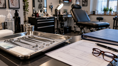 A UK woman claimed she could not walk, drive or work because of hip pain, but investigators found she was running a body-piercing business and working for other clients