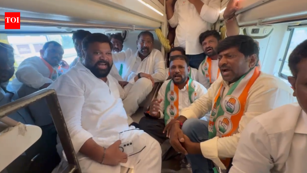 Nov 1 rally against SIR: Armada of buses ferrying Congress cadre depart for Delhi