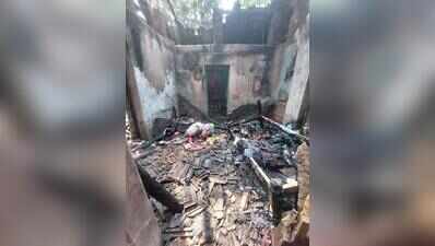 Elderly Woman’s House Gutted in Fire at Canacona ; Neighbours’ Homes Saved