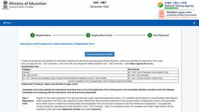 UGC NET December 2026 registration closes today, October 31; apply online at ugcnet.nta.nic.in