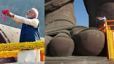 PM Modi pays tribute to Sardar Patel at Statue of Unity on 151st birth anniversary