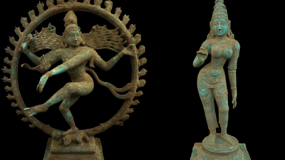 Chola-era bronze idols of Nataraja, Sivakami unearthed at Nagapattinam
