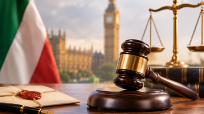 In 2006, an Italian father living in England excluded two men from his will, denying they were his sons; 20 years later, an English court has allowed only €46,110 of a €381,796 Italian inheritance judgment to be registered