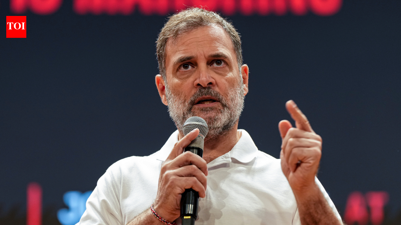 'Let's walk together': Rahul invites people to march ahead of INDIA bloc rally
