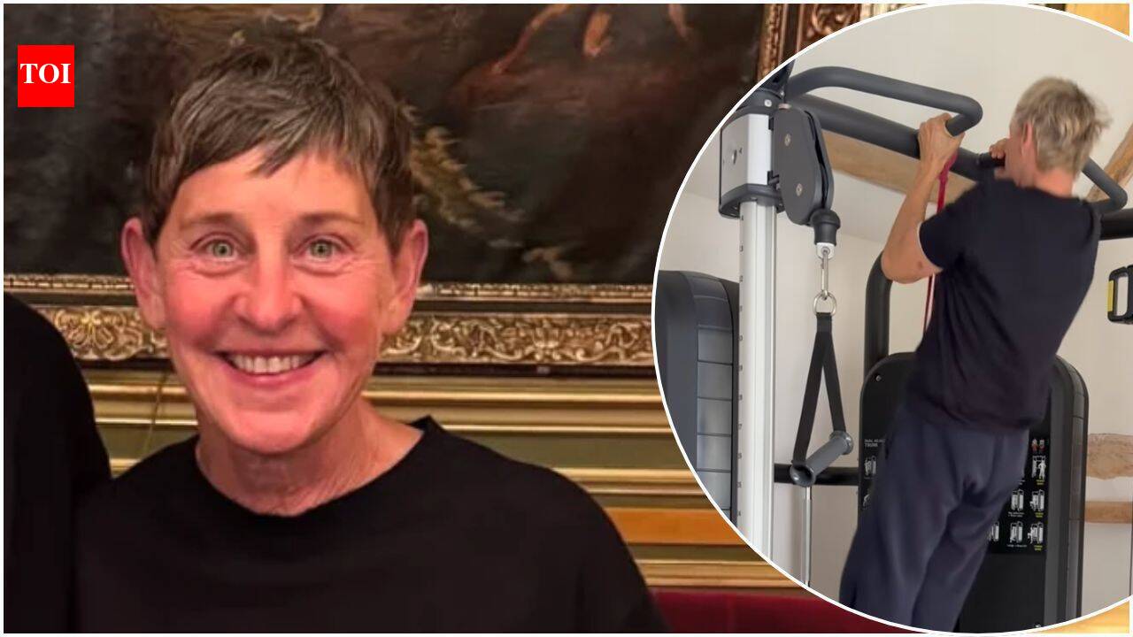 Ellen DeGeneres shares fitness goal, works towards her first pull-up at 68