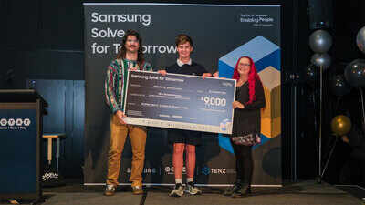 Inspired by his uncle's struggle with speech, a teenage schoolboy develops a tool to help people join conversations