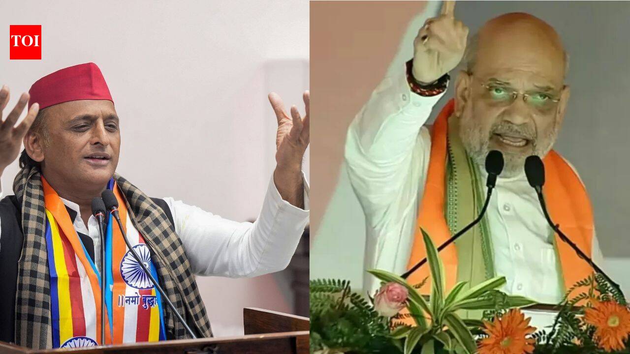 'Already been uprooted': Akhilesh, Awadhesh target Amit Shah over 'Angad's foot' remark