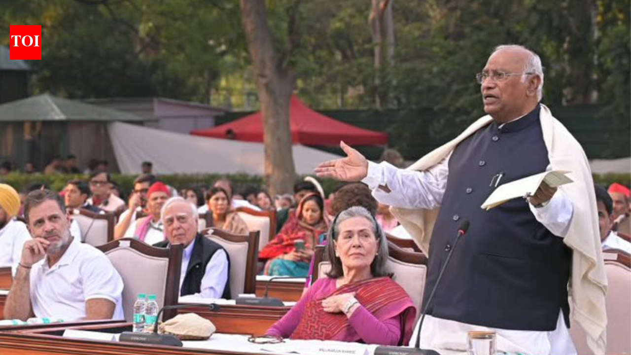 INDIA bloc impeachment event: Kharge lists 6 charges against CEC, makes 3 demands