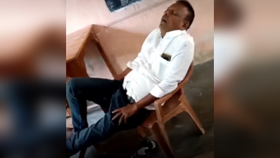 Teacher suspended after caught napping in classroom