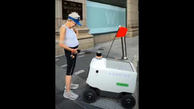 Philadelphia professor arrested for blocking delivery robots, says she would do it again because she believes she has more rights than a robot