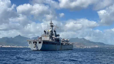 ‘Water ingress’ incident on Navy vessel, no casualties reported