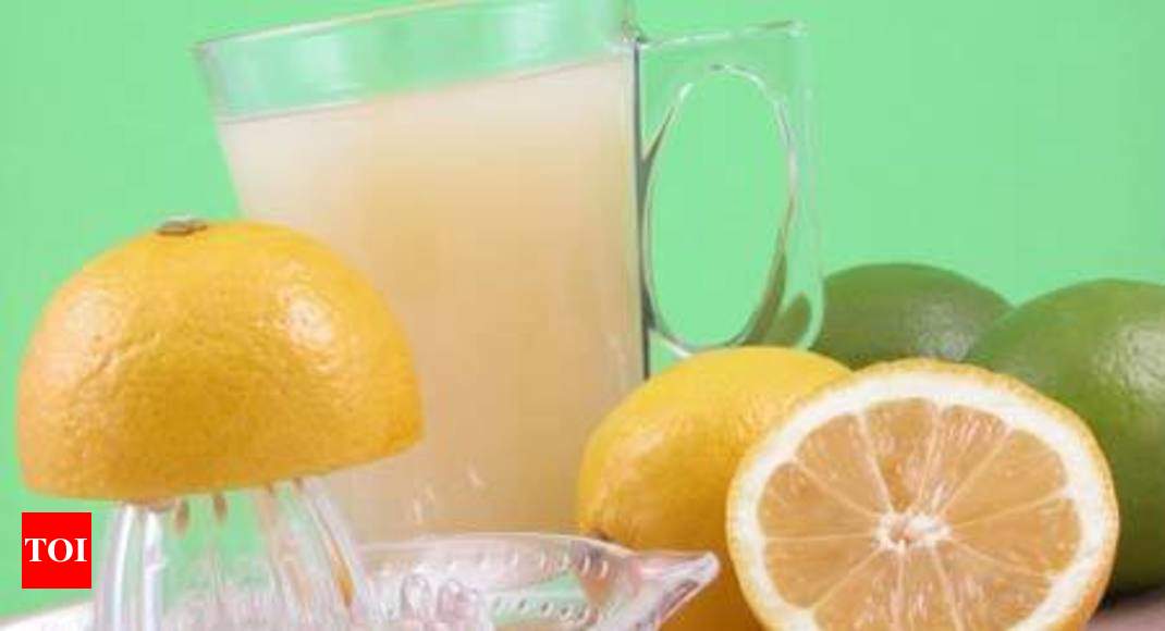 Squeeze the health benefits of a lemon - Times of India