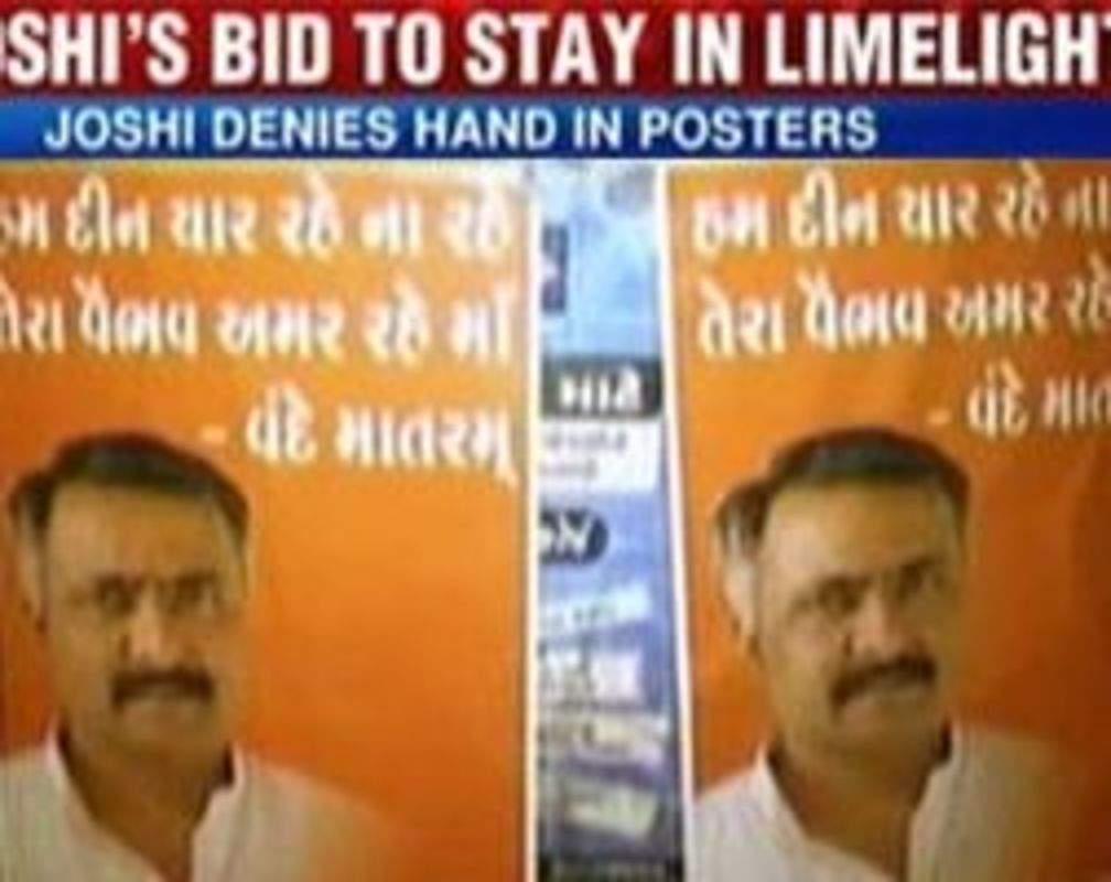 
Sanjay Joshi denies hand in anti-Modi posters
