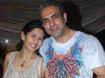 Deepti Bhatnagar with husband