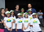 Ajay, Rohit meet Smile Foundation kids