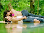 Sunny Leone and Randeep Hooda in a still