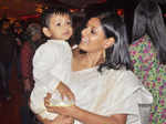 Nandita Das with son