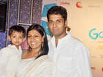 Nandita Das with family