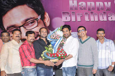 Varun Sandesh’s birthday celebrations on the sets of his film in Hyderabad